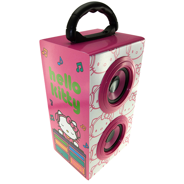 KITSOUND Partyhögtalare 3,5mm Hello Kitty 2x3W Batteri KITSOUND Partyhögtalare 3,5mm Hello Kitty 2x3W Batteri