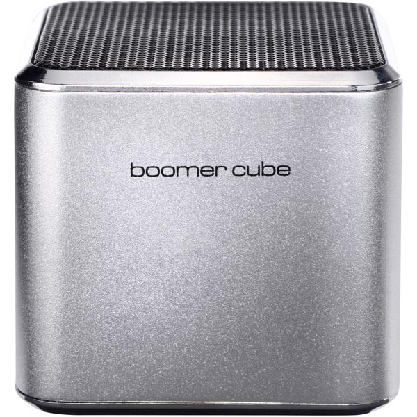 Ultron boomer cube, aktiv minihögtalare med inbyggt batteri - Silver Ultron boomer cube, aktiv minihögtalare med inbyggt batteri - Silver
