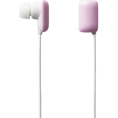 ELECOM GUM- In ear headphones - Baby Pink ELECOM GUM- In ear headphones - Baby Pink