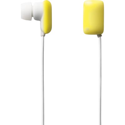 ELECOM GUM- In ear headphones - Gul ELECOM GUM- In ear headphones - Gul