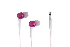 Verbatim in-ear öronsnäckor med ljudisolerande sleeves (Rosa) Verbatim in-ear öronsnäckor med ljudisolerande sleeves (Rosa)