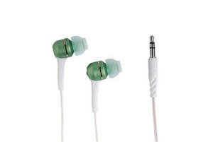 Verbatim in-ear öronsnäckor med ljudisolerande sleeves (GRÖN) Verbatim in-ear öronsnäckor med ljudisolerande sleeves (GRÖN)