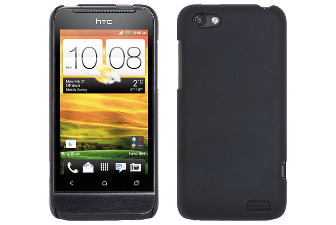 Baksideskal till HTC ONE V (Svart) Baksideskal till HTC ONE V (Svart)