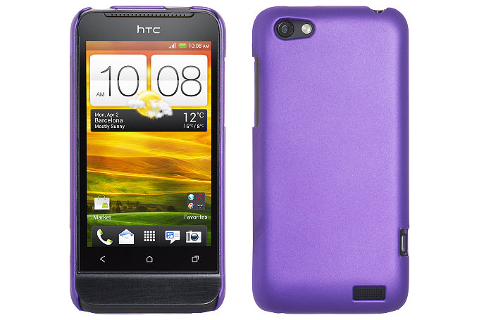 Baksideskal till HTC ONE V (Lila) Baksideskal till HTC ONE V (Lila)
