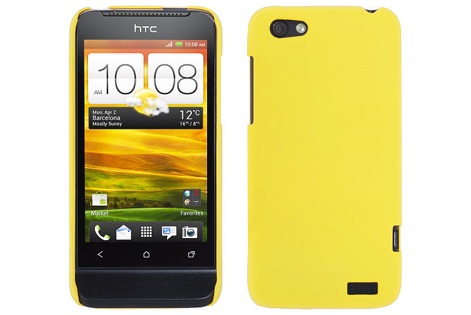 Baksideskal till HTC ONE V (Gul) Baksideskal till HTC ONE V (Gul)