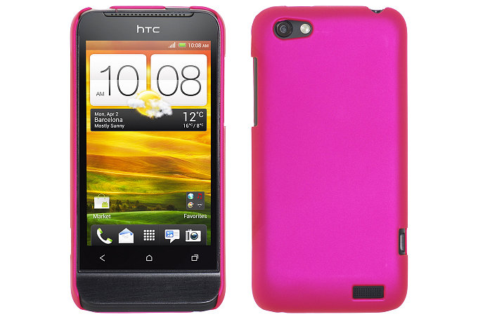 Baksideskal till HTC ONE V (Magenta) Baksideskal till HTC ONE V (Magenta)