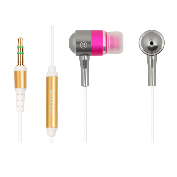 A4Tech in-ear öronsnäckor - Magenta A4Tech in-ear öronsnäckor - Magenta