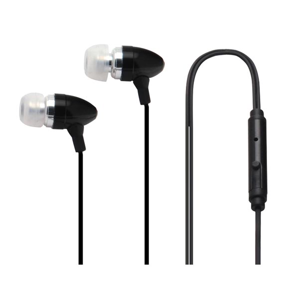 CellularLine Clear Music Headset med mic och svarsknapp - Svart CellularLine Clear Music Headset med mic och svarsknapp - Svart