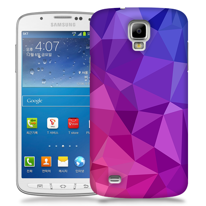 Skal till Samsung Galaxy S4 Active - Polygon - Lila Skal till Samsung Galaxy S4 Active - Polygon - Lila