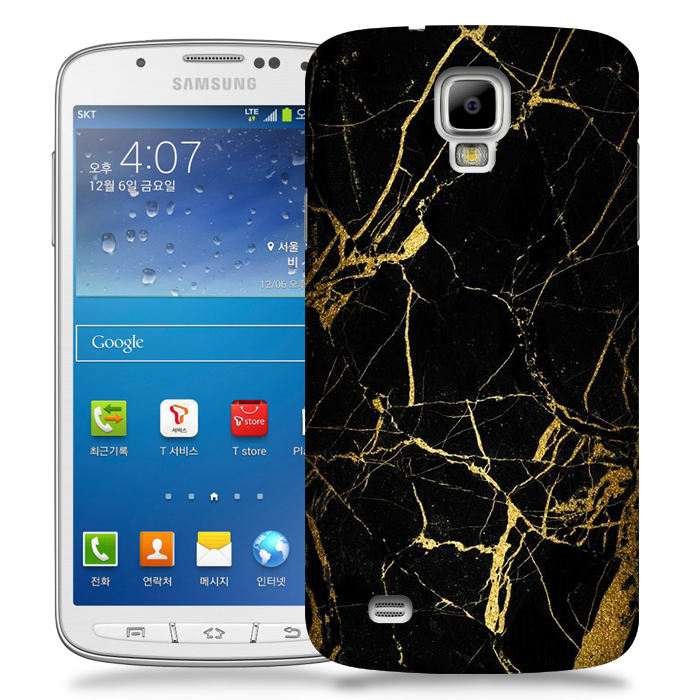 Skal till Samsung Galaxy S4 Active - Marble - Svart Skal till Samsung Galaxy S4 Active - Marble - Svart