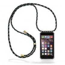 CoveredGear-Necklace - Boom iPhone 6/6S mobilhalsband skal - Green Camo Cord