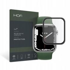 Hofi - Hofi Hybrid Pro Plus Härdat Glas Skärmskydd Apple Watch 7/8 45mm - Svart