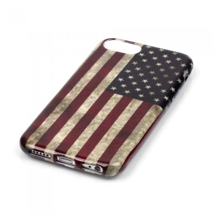 UTGATT5 - Flexiskal till Apple iPhone 7/8/SE 2020 - Amerika Flagga