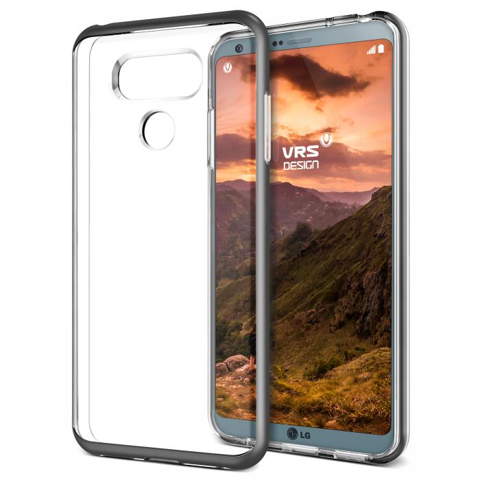 UTGATT5 - Verus Crystal Bumper Skal till LG G6 - Dark Silver