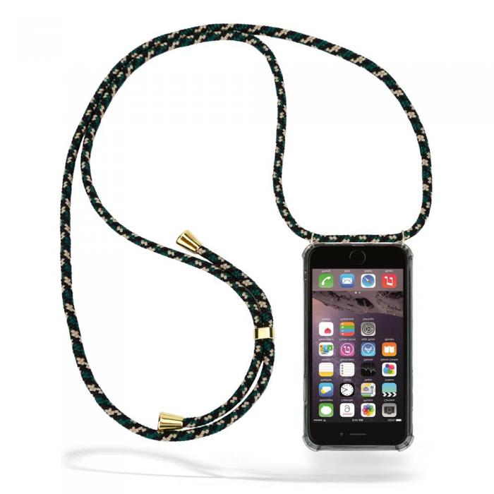 UTGATT1 - Boom iPhone 6 Plus skal med mobilhalsband- Green Camo Cord