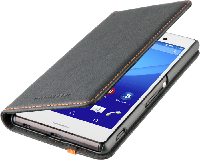 UTGATT5 - Roxfit Premium Book Case till Sony Xperia Z5 - Svart