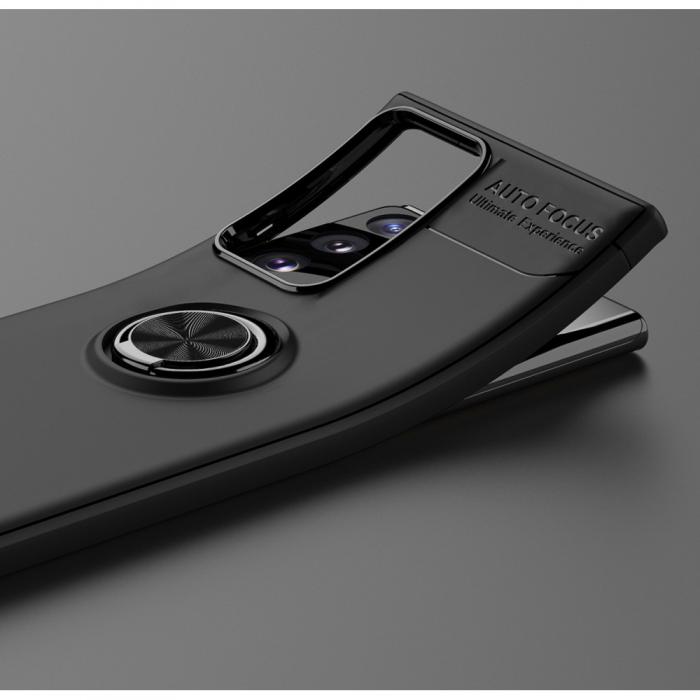 UTGATT1 - Finger Ring Skal till Galaxy Note 20 Ultra - Svart