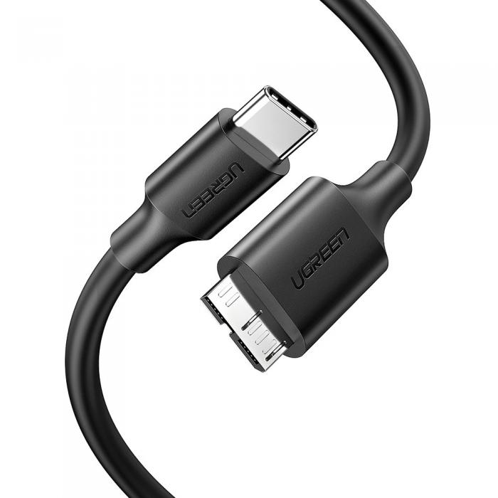 Ugreen - Ugreen US312 Micro USB 3.0 USB-C Kabel 1m Svart