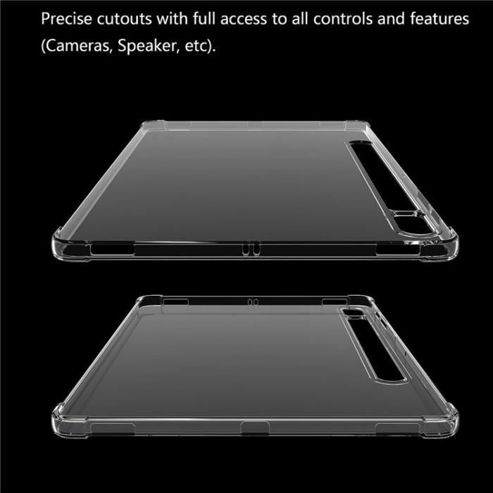 A-One Brand - Galaxy Tab S9 Plus Skal TPU Shockproof - Transparent
