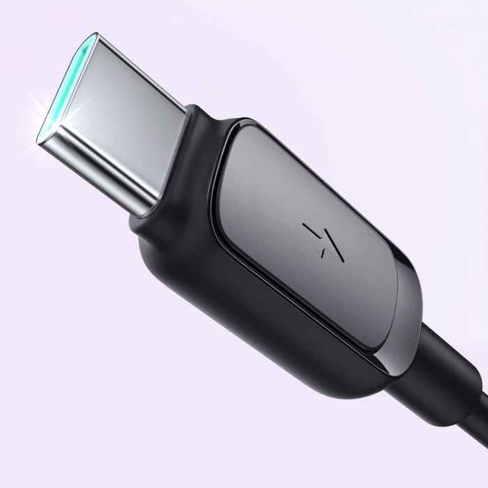 Joyroom - Joyroom USB-A till USB-C Kabel 3A 1.2m - Svart