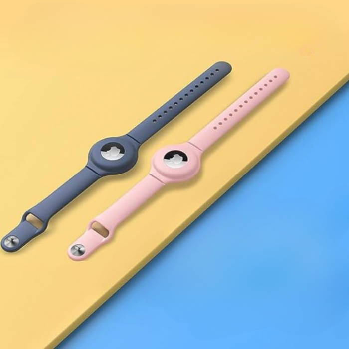 A-One Brand - Airtag Wristband Silikon - Ljuslila