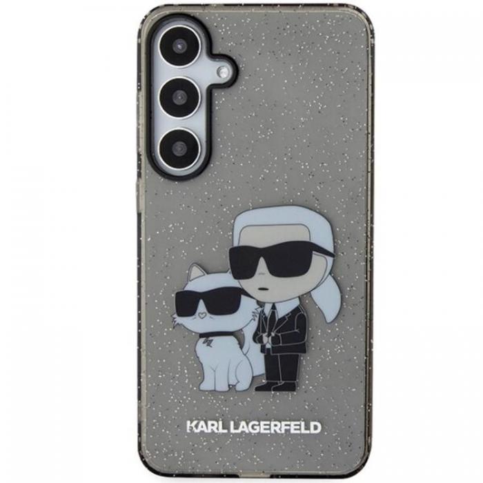 KARL LAGERFELD - Karl Lagerfeld Galaxy S24 Plus Mobilskal Glitter Karl & Choupette