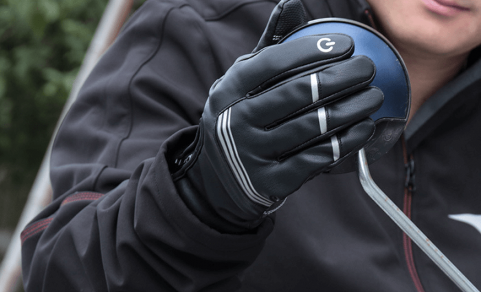 A-One Brand - King Vattenavvisande touchvantar / handskar - Medium - Svart