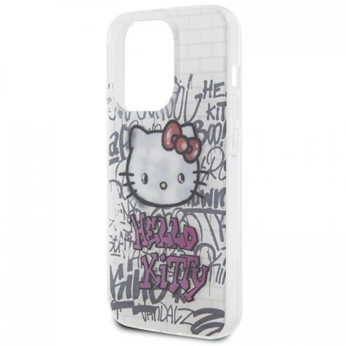 Hello Kitty - Hello Kitty iPhone 14 Pro Mobilskal Bricks Graffiti - Vit
