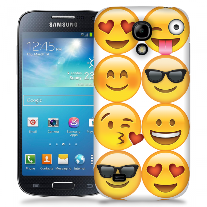 UTGATT5 - Skal till Samsung Galaxy S4 Mini - Emoji - Smileys