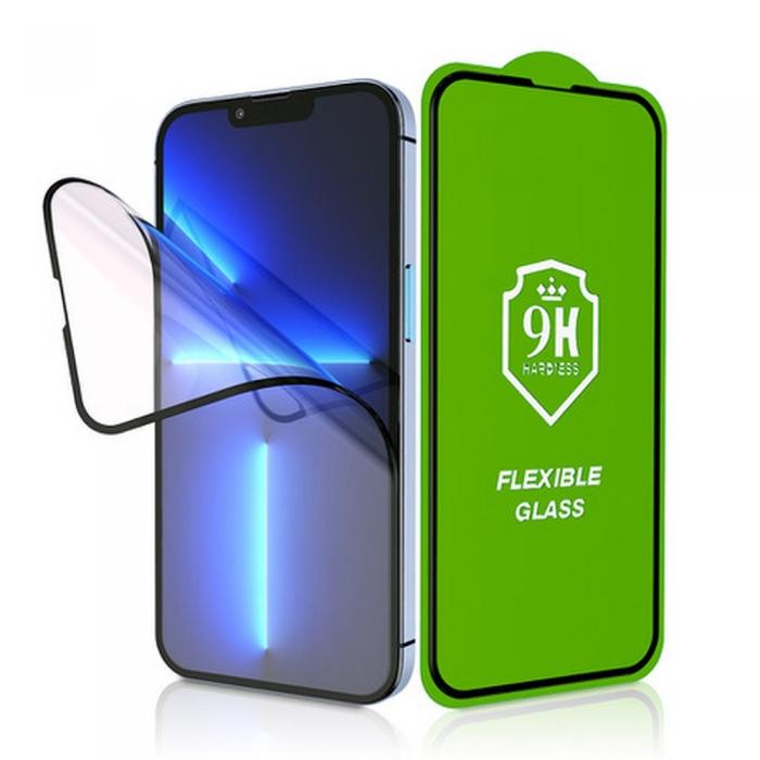 Bestsuit - Bestsuit 5D Flexibel Hybrid Glas till Apple iPhone X/Xs Svart