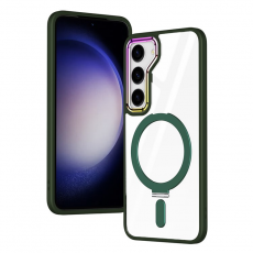 A-One Brand - Galaxy S23 Plus Mobilskal Magsafe Kickstand Magnetic - Grön