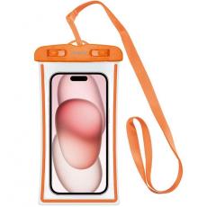 Celly - CELLY Vattentät Mobilväskor IPX8 max 6.5" Splash - Orange