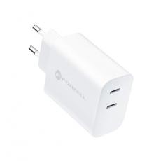 Forcell - Forcell Väggladdare med USB-C Socket 3A 45W PD and QC 4.0