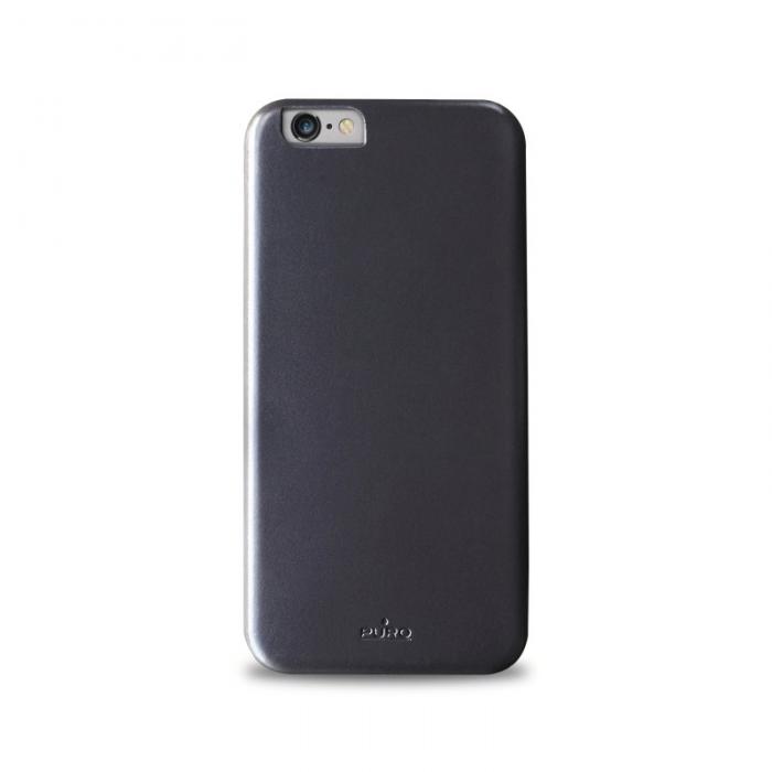 UTGATT5 - Puro iPhone 6 / 6S Vegan Eco-leather Cover - Mrkbl