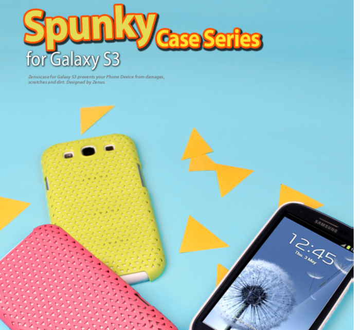UTGATT4 - Zenus Spunky Bar Skal till Samsung Galaxy S3 i9300 (Svart)