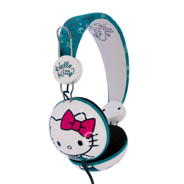 UTGATT4 - HELLO KITTY Hrlur Dome Tween On-Ear 90dB Grn/Rosa Kitty