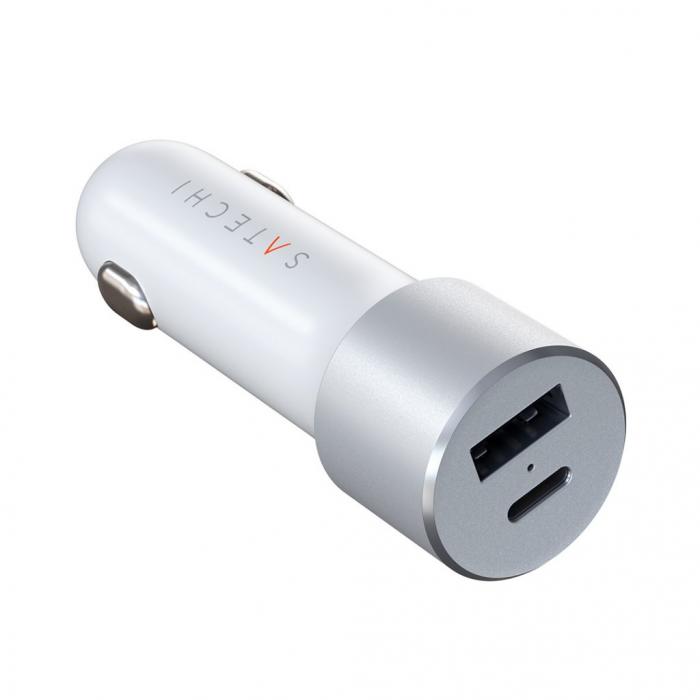 UTGATT1 - Satechi billaddare med PD 1xUSB-C och 1xUSB-A p hela 72 Watt