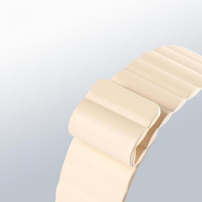 UTGATT1 - Dux Ducis Magnetic Strap Apple Watch 7/6/5/4/3/2/SE (41/40/38mm) - Beige