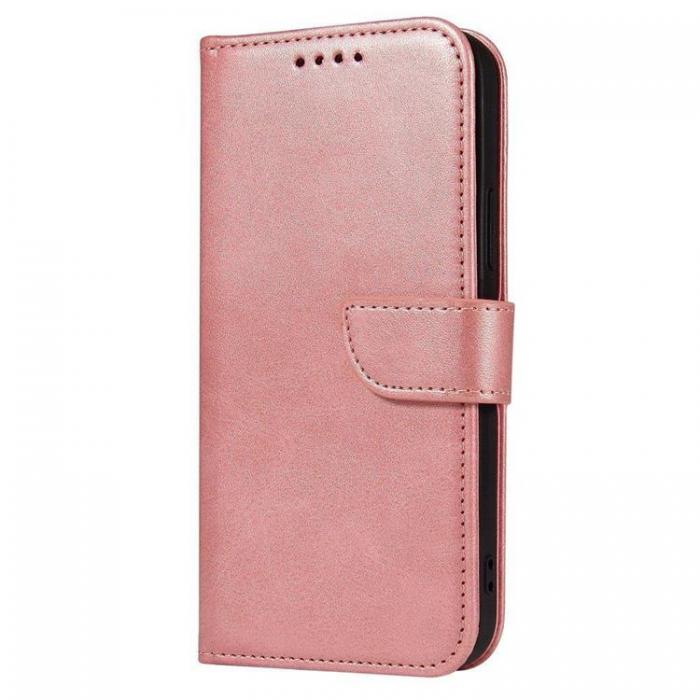 OEM - iPhone 14 Plus Plnboksfodral Elegant Magnet - Rosa