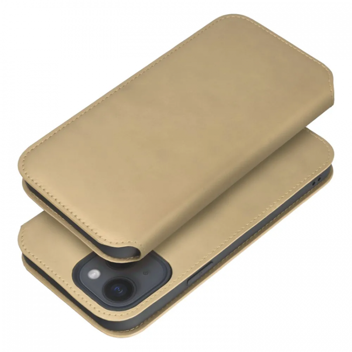 A-One Brand - iPhone 15 Pro Max Plnboksfodral Dual Pocket - Guld