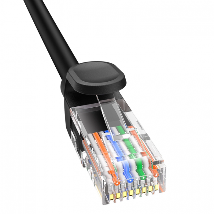 BASEUS - Baseus Cat 5 RJ-45 Ethernet-kabel 1000 Mb/s 3 m - Svart