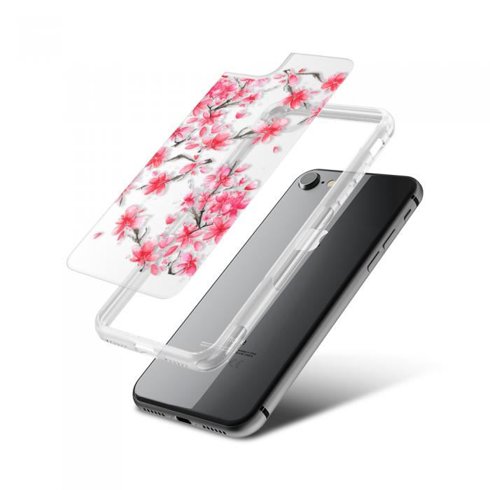 UTGATT5 - Fashion mobilskal till Apple iPhone 7 - Smblommigt