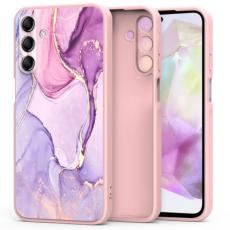 Tech-Protect - Tech-Protect Galaxy A55 5G Mobilskal Icon - Marble Rosa