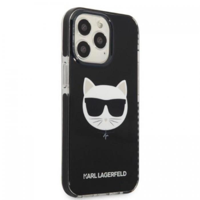 KARL LAGERFELD - Karl Lagerfeld iPhone 13 Pro Max Skal Choupette Head - Svart