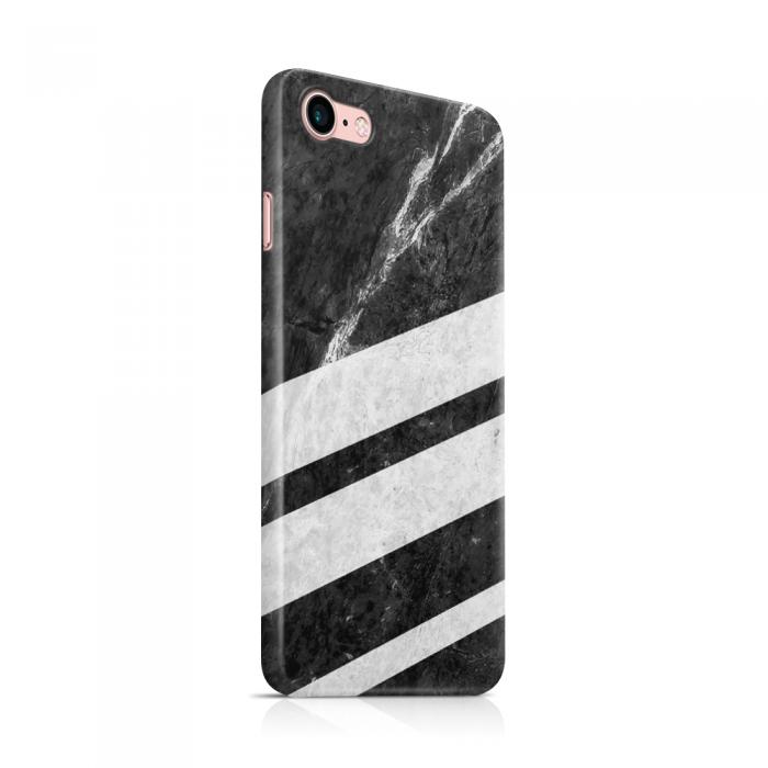 UTGATT5 - Skal till Apple iPhone 7/8 - Black Striped Marble