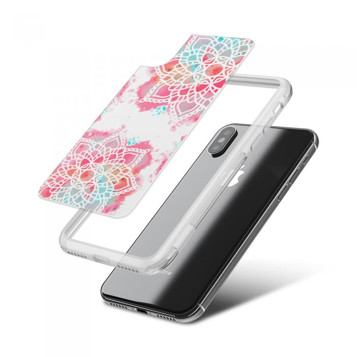 UTGATT5 - Fashion mobilskal till Apple iPhone X - Oriental flowers
