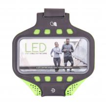GEAR - GEAR Sportarmband LED Premium Universal 6" Grå/Gul
