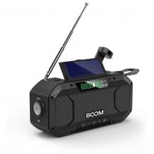 Boom of Sweden - BooM - Vevradio 5000 mAh Powerbank Bluetooth Högtalare Lampa - Svart