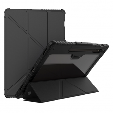 Nillkin - Nillkin Galaxy Tab S9 Plus Fodral Läder Bumper - Svart