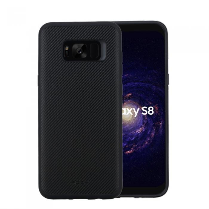 UTGATT4 - Rock Origin Carbon Skal till Samsung Galaxy S8 - Svart